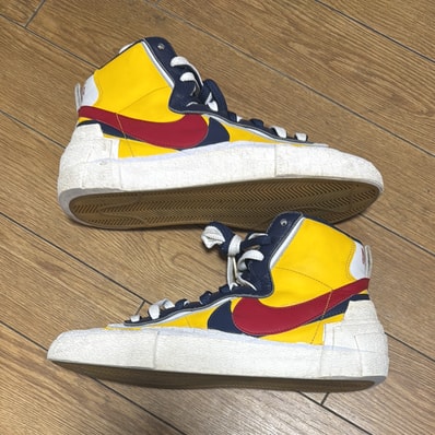 sacai × Nike Blazer Mid "Varsity Maize/Varsity Red"