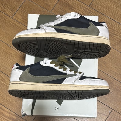 Travis Scott × Nike Women's Air Jordan 1 Low OG "Medium Olive"