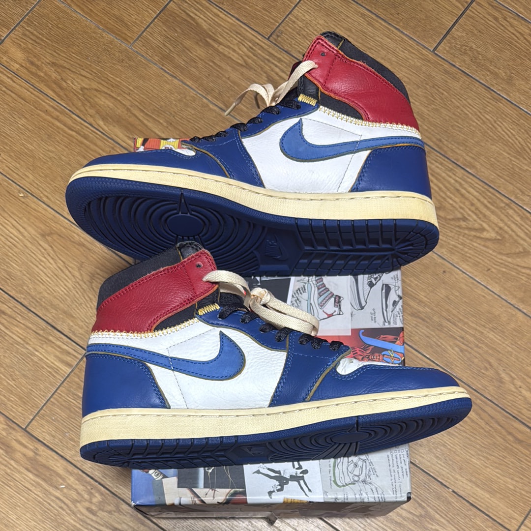 Union × Nike Air Jordan 1 Retro High OG NRG "Storm Blue/Varsity Red"