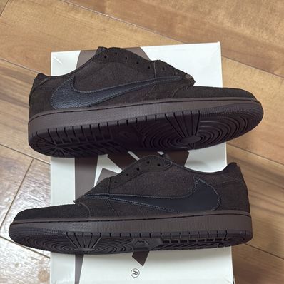 Travis Scott × Nike Air Jordan 1 Low OG SP "Velvet Brown and Dark Mocha"