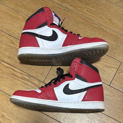 Spiderman × Nike Air Jordan 1 Origin Story "Gym Red/White/Photo Blue/Black"