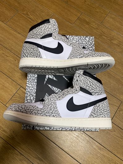 Nike Air Jordan 1 High OG "White Cement/Safari"