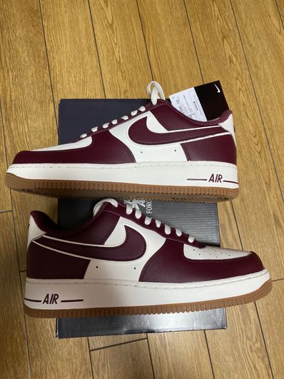 Nike Air Force 1 Low College Pack "Burgundy/White"