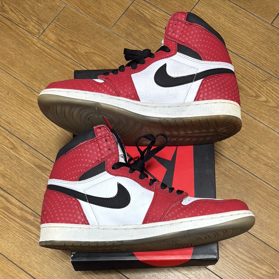 Spiderman × Nike Air Jordan 1 Origin Story "Gym Red/White/Photo Blue/Black"