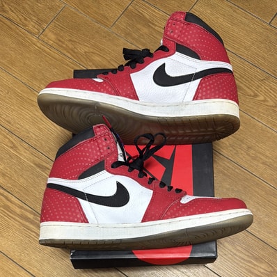 Spiderman × Nike Air Jordan 1 Origin Story "Gym Red/White/Photo Blue/Black"