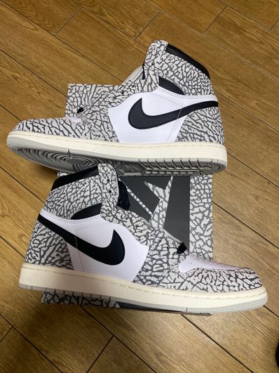 Nike Air Jordan 1 High OG "White Cement/Safari"