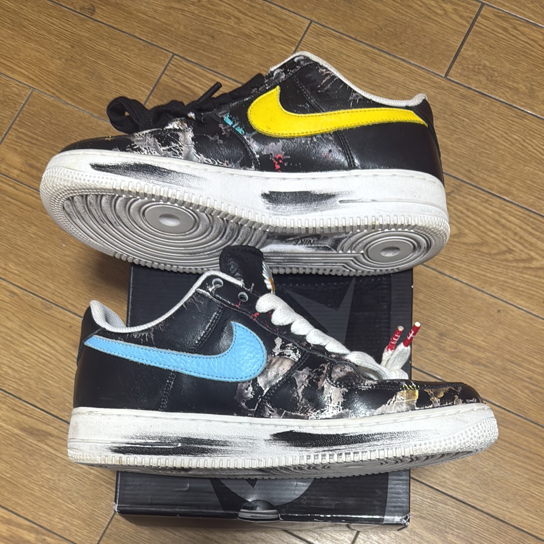 PEACEMINUSONE × Nike Air Force 1 Low '07 Para-Noise 3.0 "Black and Multi-Color" / G-DRAGON