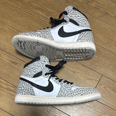 Nike Air Jordan 1 High OG "White Cement/Safari"