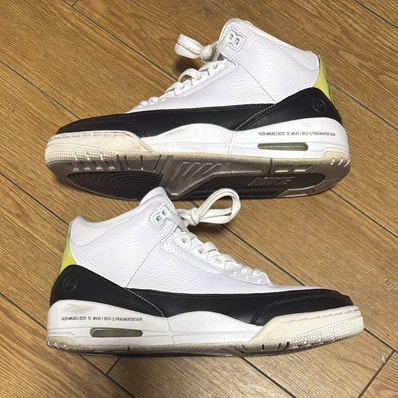 Fragment × Nike Air Jordan 3 "White/Black"