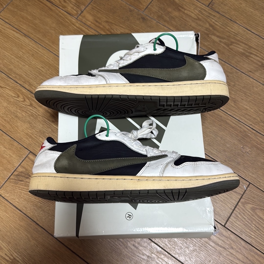 Travis Scott × Nike Women's Air Jordan 1 Low OG "Medium Olive"