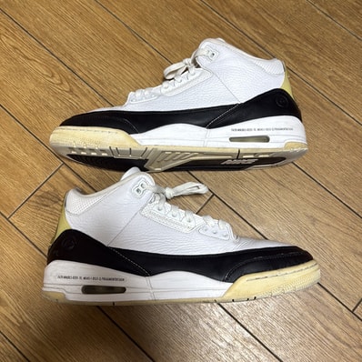 Fragment × Nike Air Jordan 3 "White/Black"