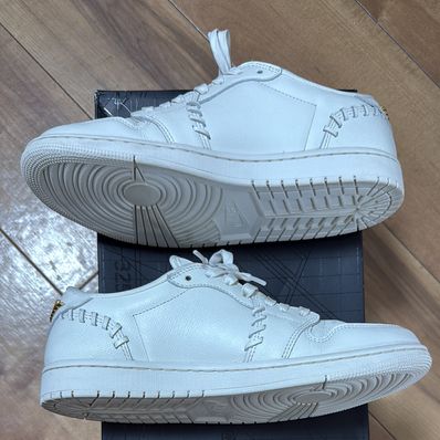 Nike Women's Air Jordan 1 Low Method Of Make "White/Gold"