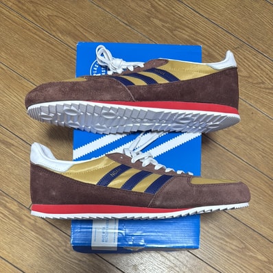 NOAH × adidas Vintage Runner "Customize/Dark Bule/ Rush Red"