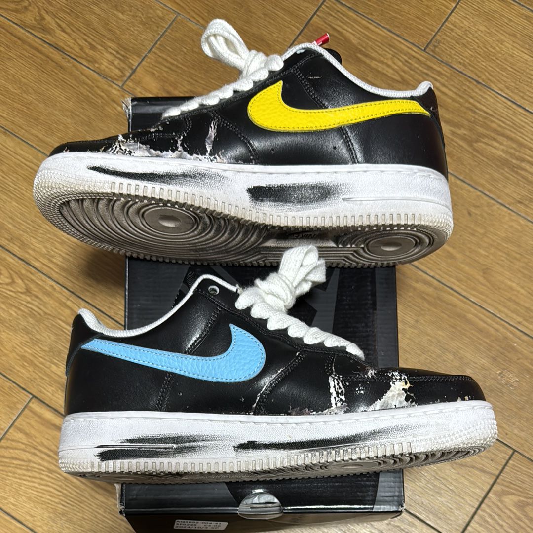 PEACEMINUSONE × Nike Air Force 1 Low '07 Para-Noise 3.0 "Black and Multi-Color" / G-DRAGON