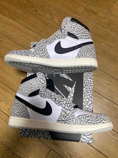 Nike Air Jordan 1 High OG "White Cement/Safari"