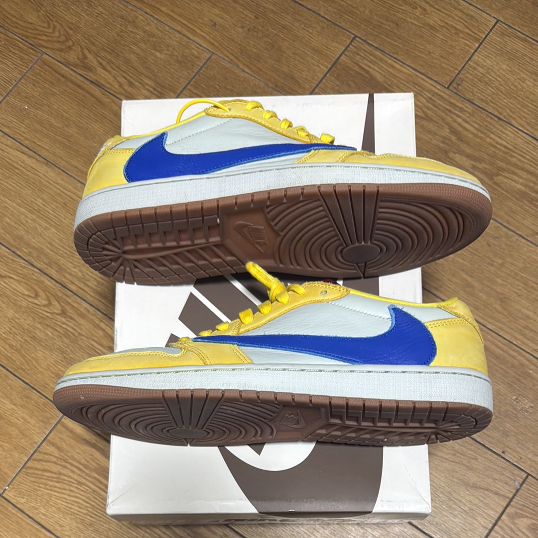 Travis Scott × Nike Women's Air Jordan 1 Retro Low OG "Canary"