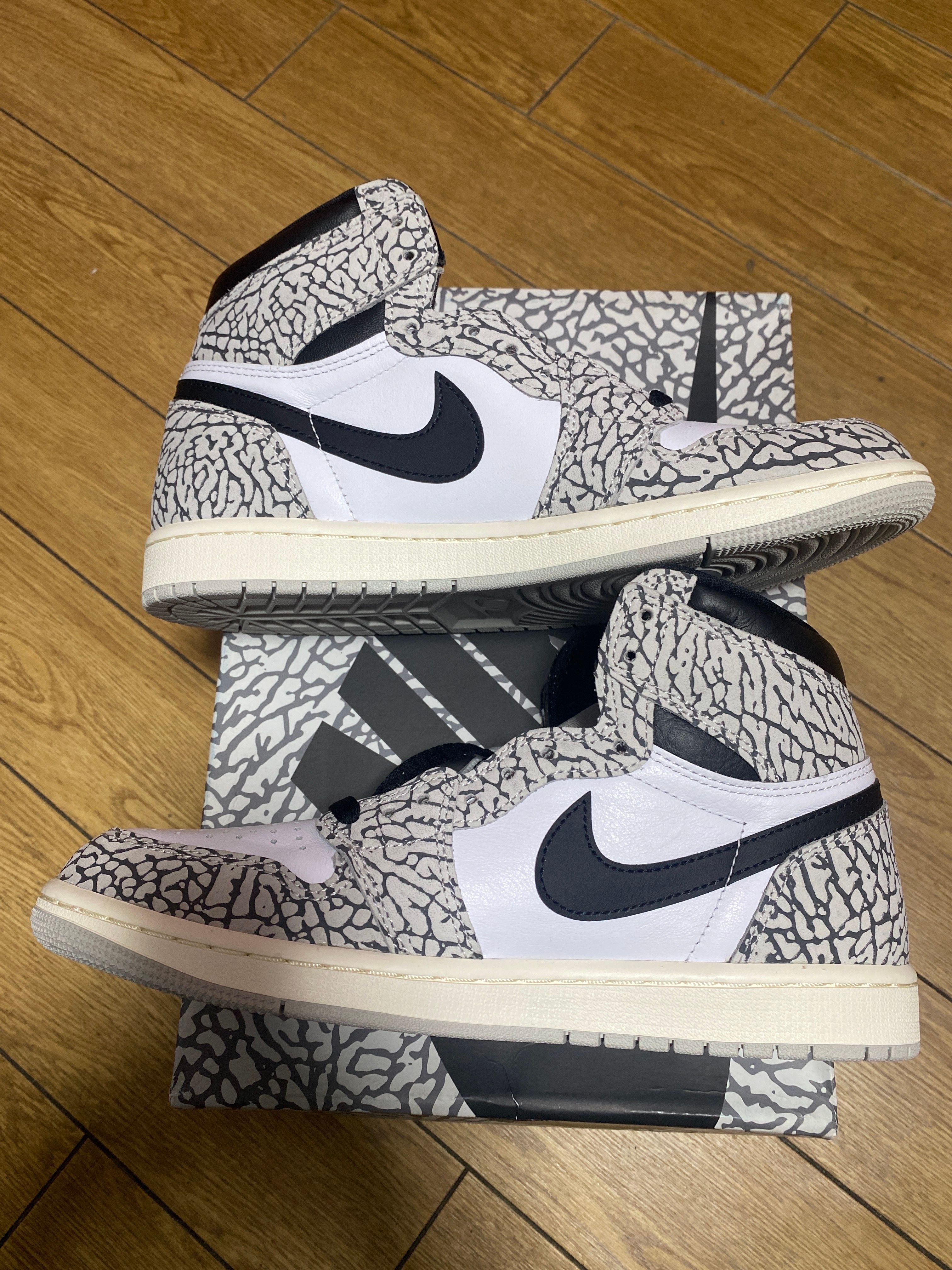 Nike Air Jordan 1 High OG "White Cement/Safari"