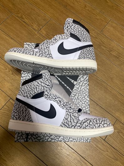Nike Air Jordan 1 High OG "White Cement/Safari"