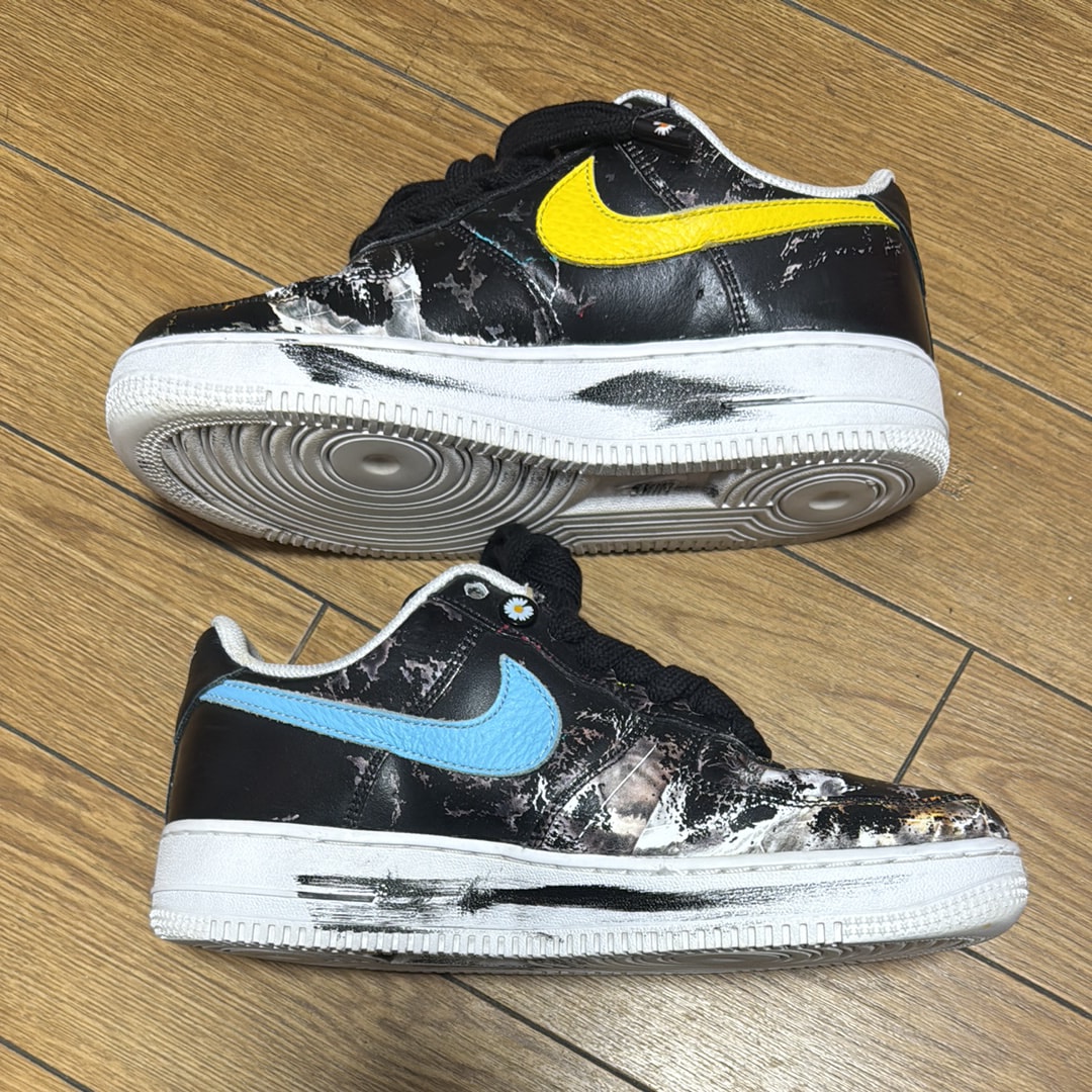 PEACEMINUSONE × Nike Air Force 1 Low '07 Para-Noise 3.0 "Black and Multi-Color" / G-DRAGON