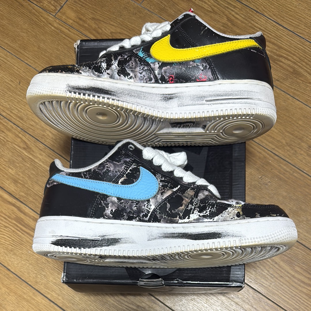 PEACEMINUSONE × Nike Air Force 1 Low '07 Para-Noise 3.0 "Black and Multi-Color" / G-DRAGON