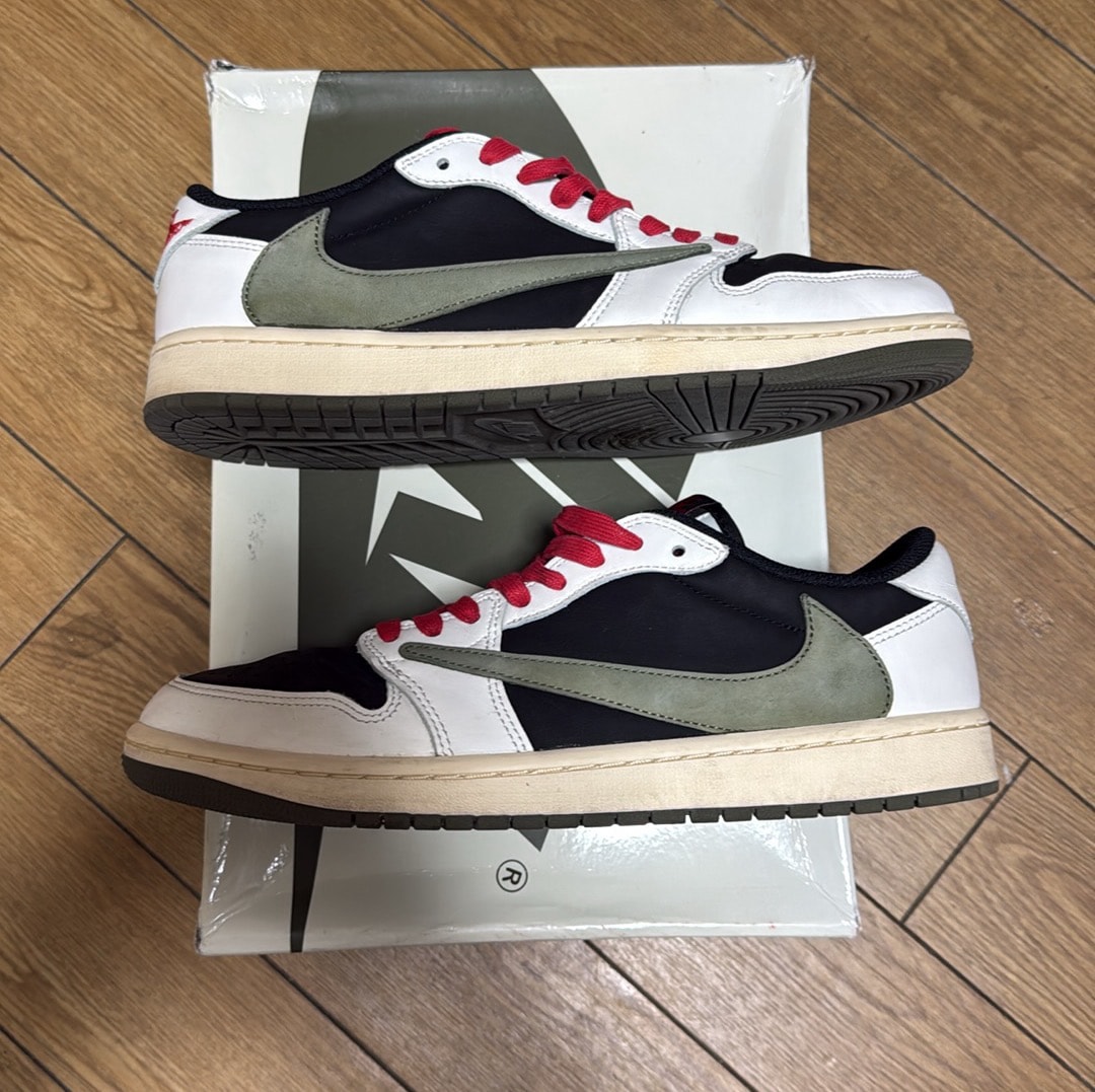 Travis Scott × Nike Women's Air Jordan 1 Low OG "Medium Olive"