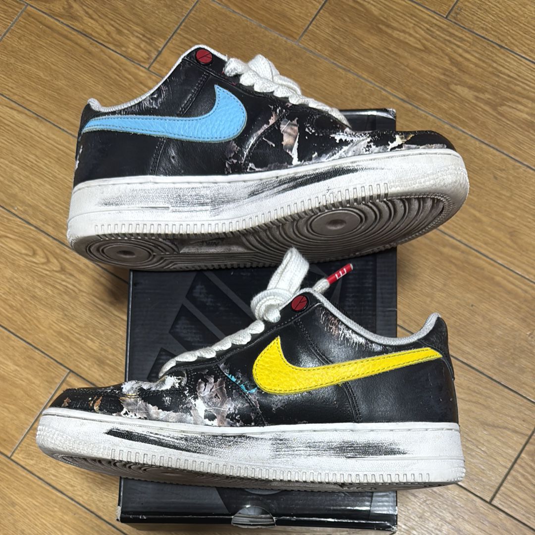 PEACEMINUSONE × Nike Air Force 1 Low '07 Para-Noise 3.0 "Black and Multi-Color" / G-DRAGON