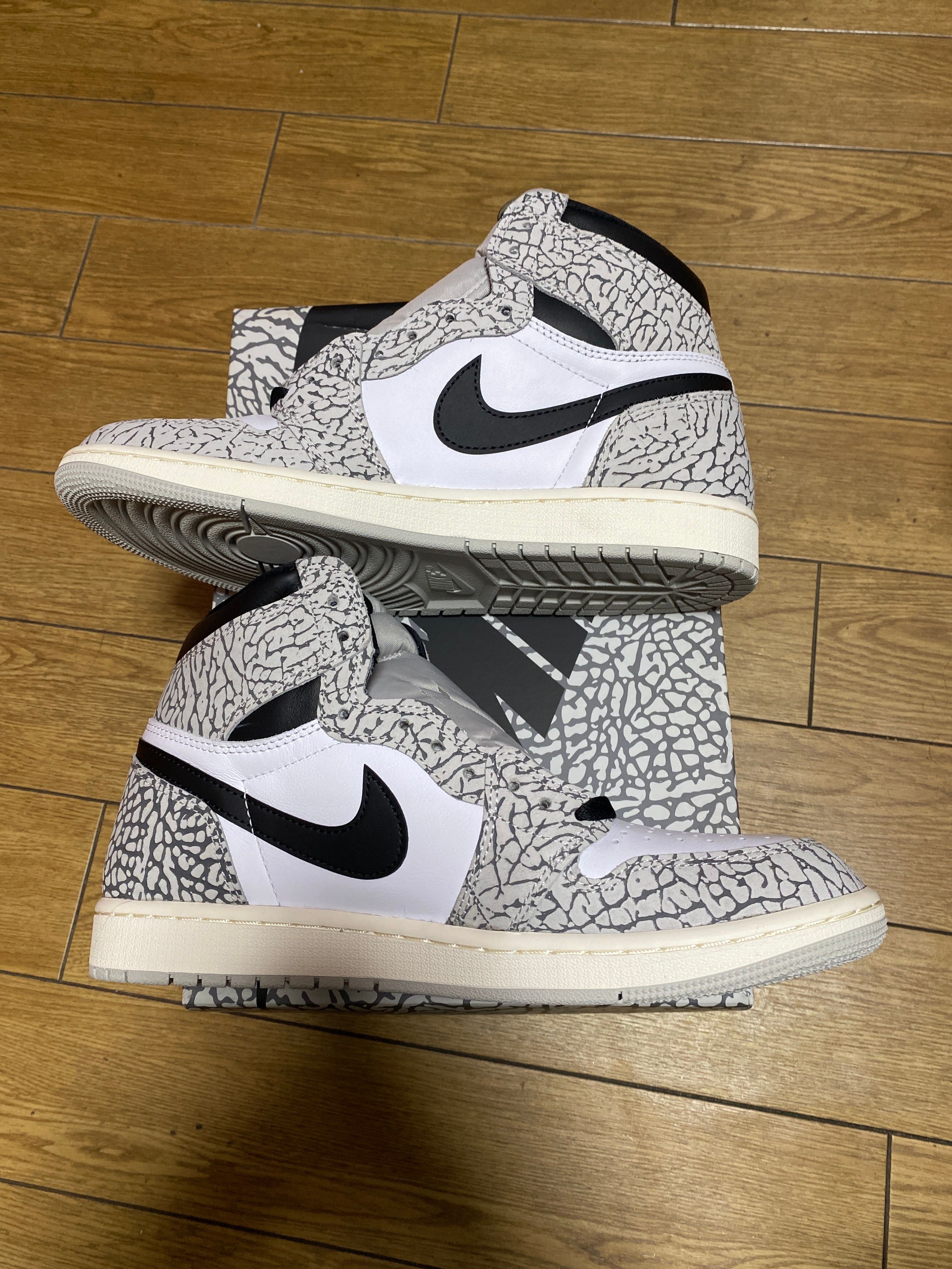 Nike Air Jordan 1 High OG "White Cement/Safari"