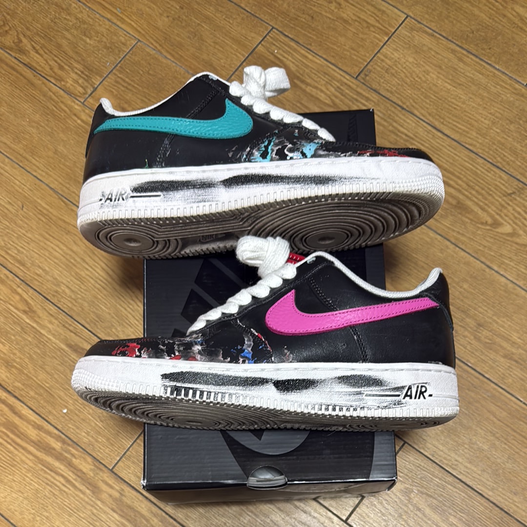 PEACEMINUSONE × Nike Air Force 1 Low '07 Para-Noise 3.0 "Black and Multi-Color" / G-DRAGON