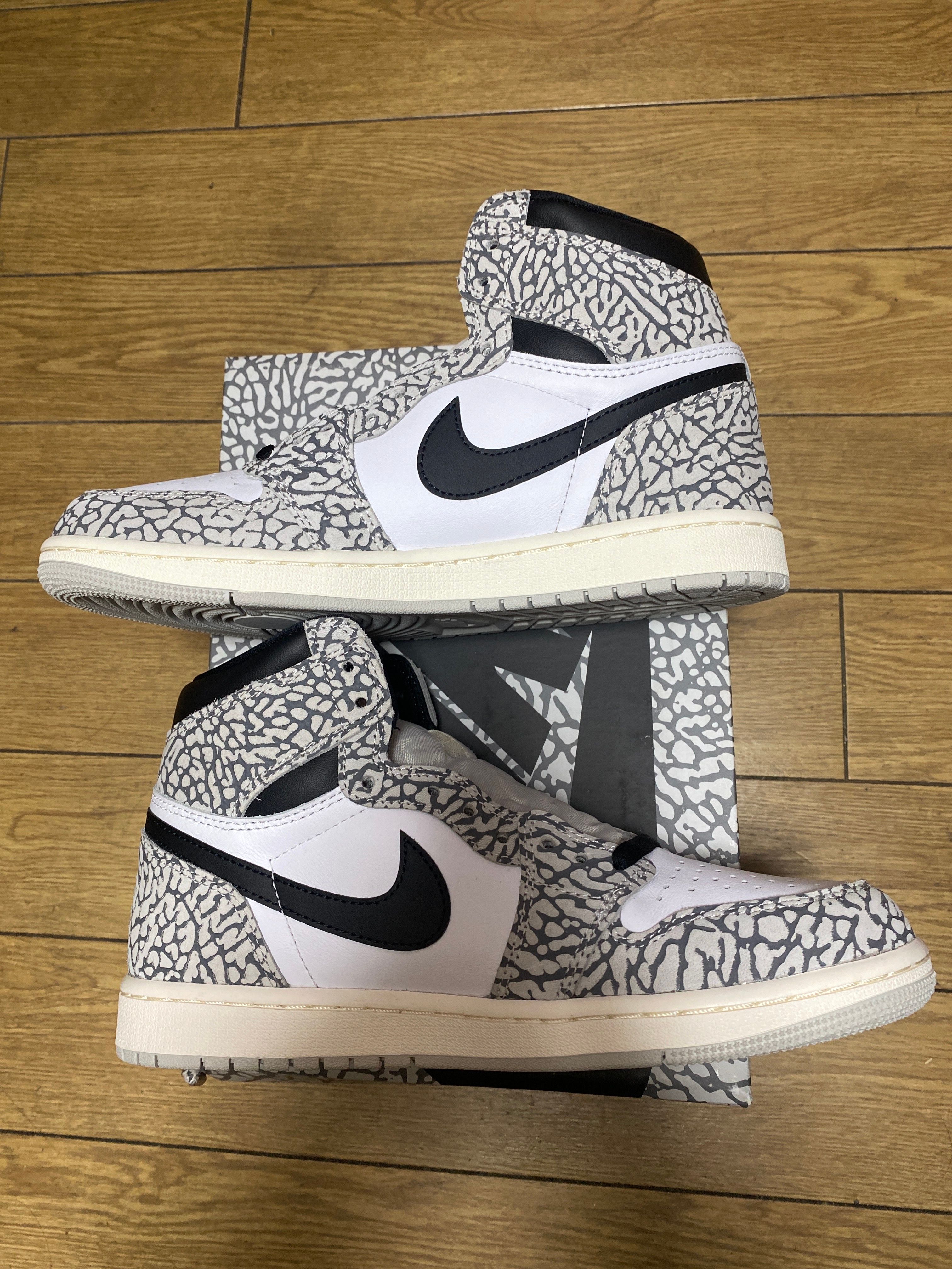 Nike Air Jordan 1 High OG "White Cement/Safari"