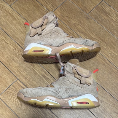 Travis Scott × Nike Air Jordan 6 "British Khaki"