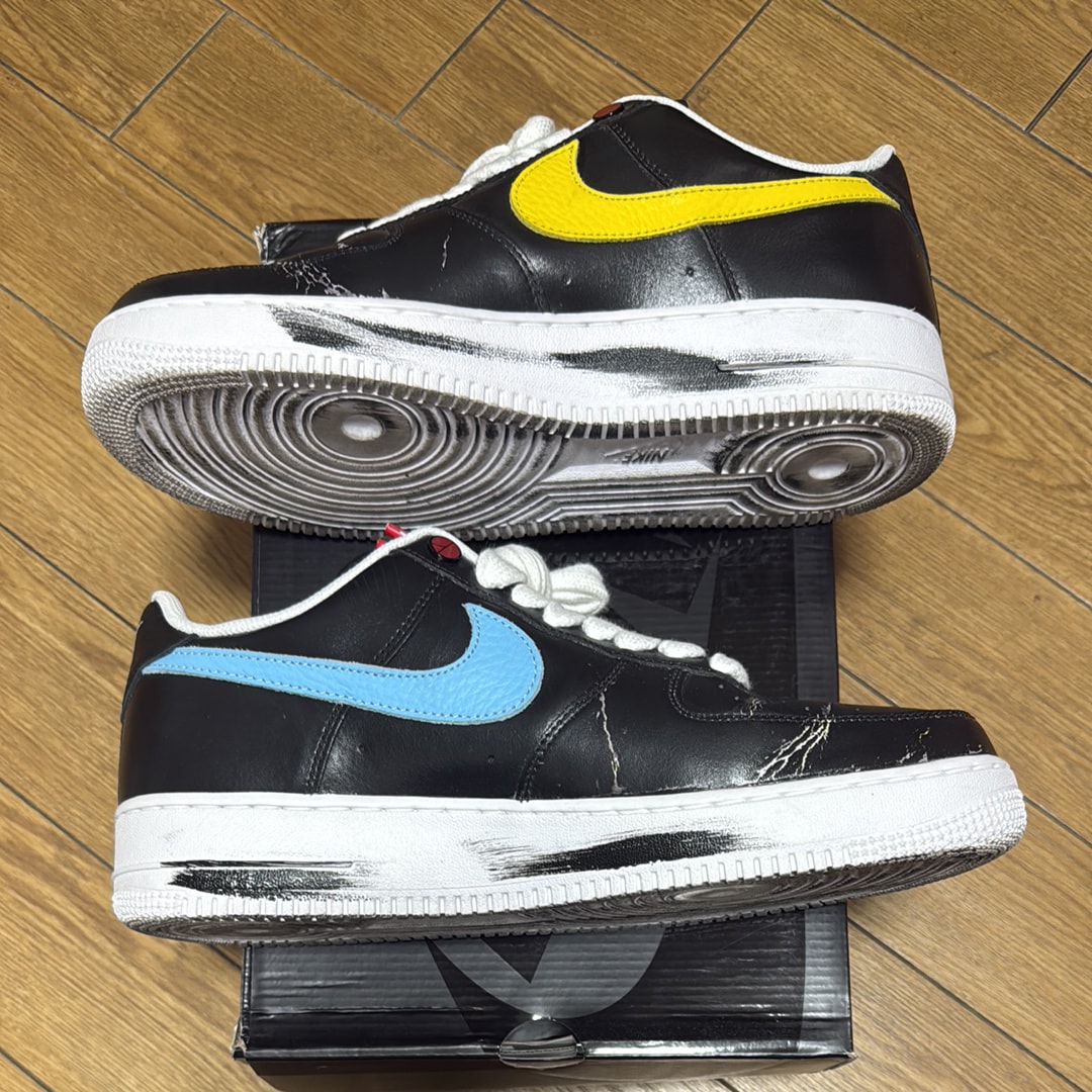 PEACEMINUSONE × Nike Air Force 1 Low '07 Para-Noise 3.0 "Black and Multi-Color" / G-DRAGON