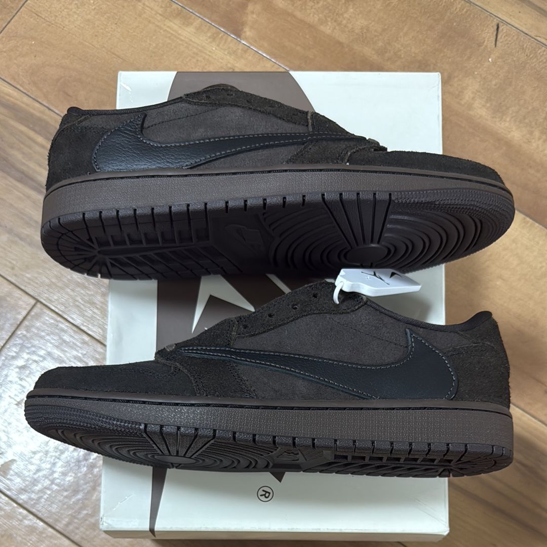 Travis Scott × Nike Air Jordan 1 Low OG SP "Velvet Brown and Dark Mocha"