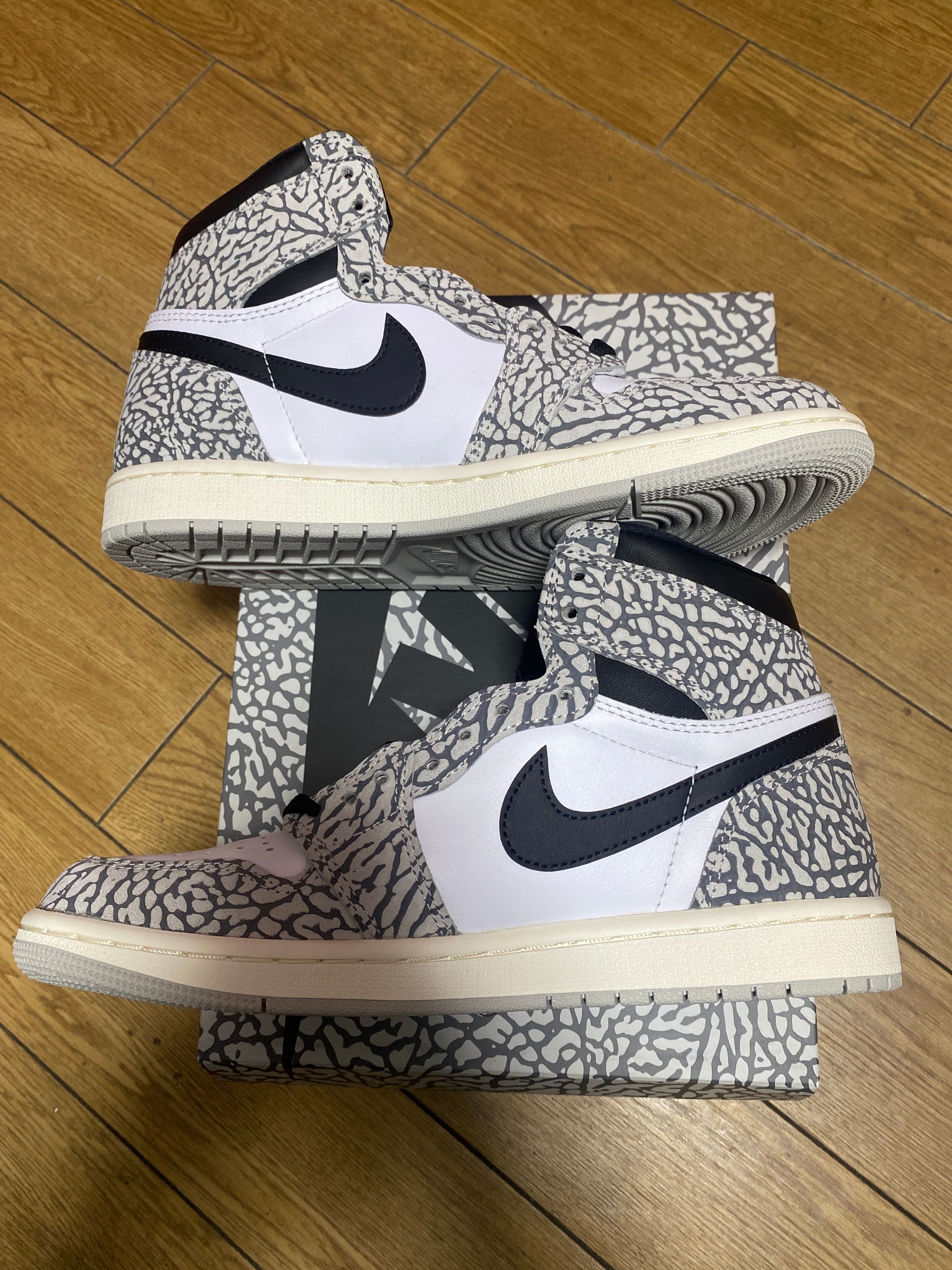 Nike Air Jordan 1 High OG "White Cement/Safari"