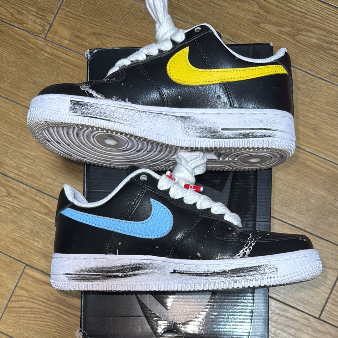 PEACEMINUSONE × Nike Air Force 1 Low '07 Para-Noise 3.0 "Black and Multi-Color" / G-DRAGON