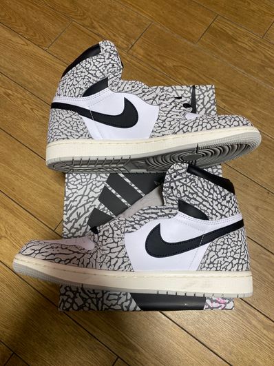 Nike Air Jordan 1 High OG "White Cement/Safari"