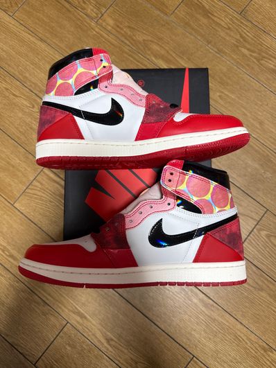Spider-Man × Nike Air Jordan 1 Retro High OG SP "Spider-Man: Across the Spider-Verse/University Red"