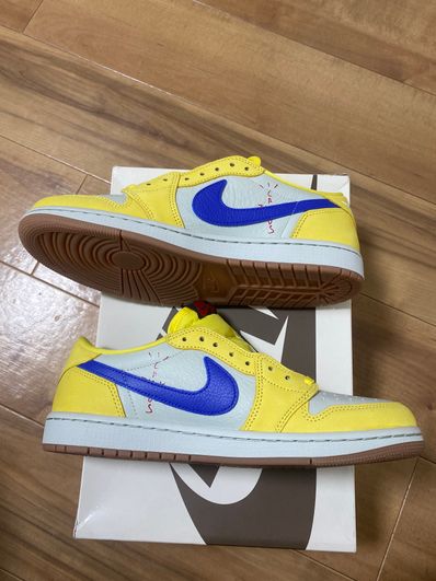 Travis Scott × Nike Women's Air Jordan 1 Retro Low OG "Canary"