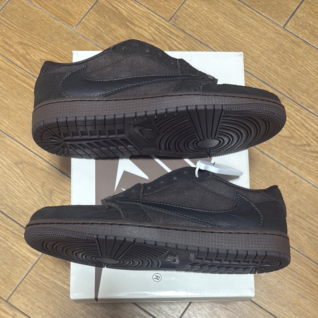 Travis Scott × Nike Air Jordan 1 Low OG SP "Velvet Brown and Dark Mocha"