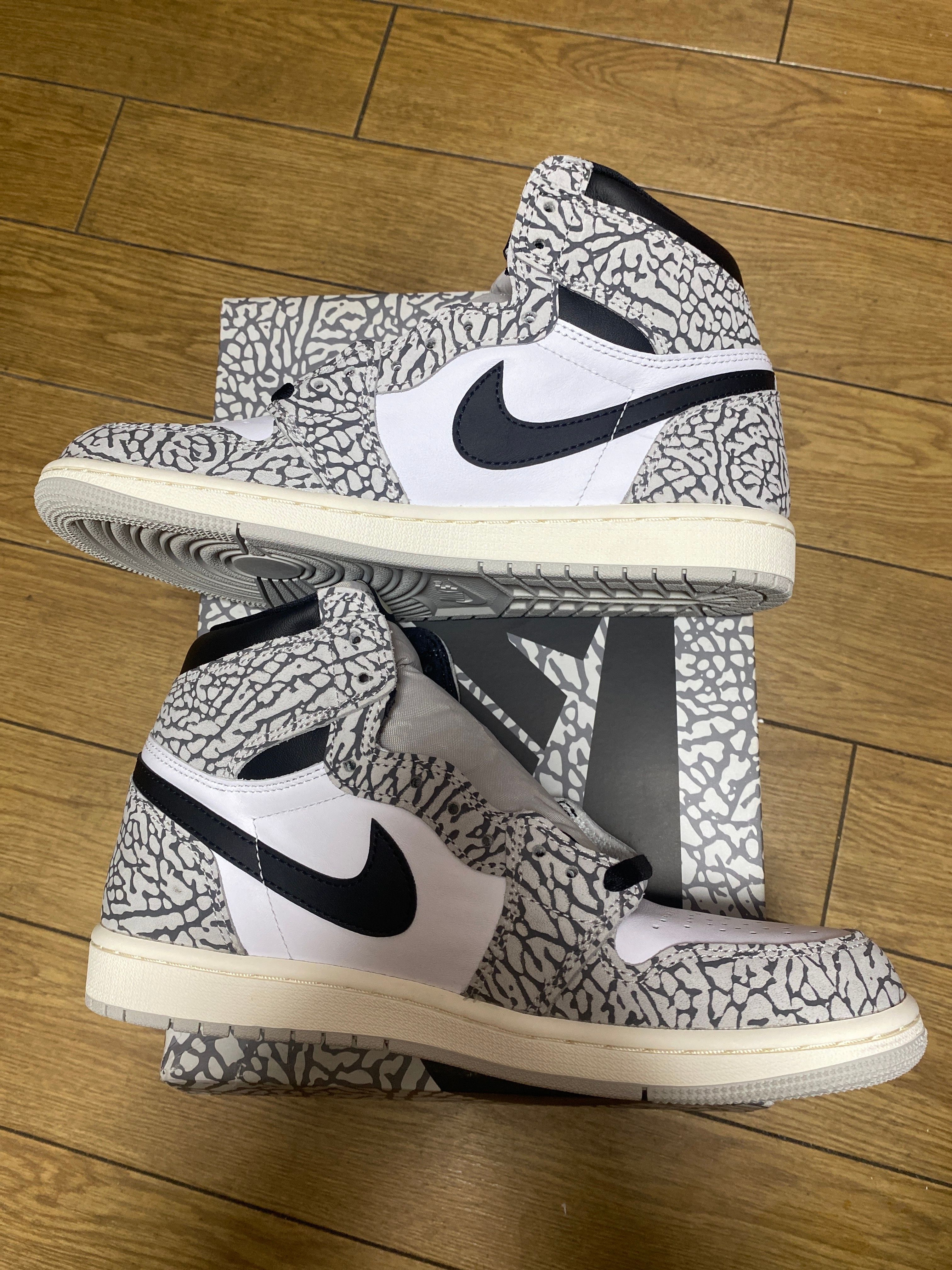 Nike Air Jordan 1 High OG "White Cement/Safari"