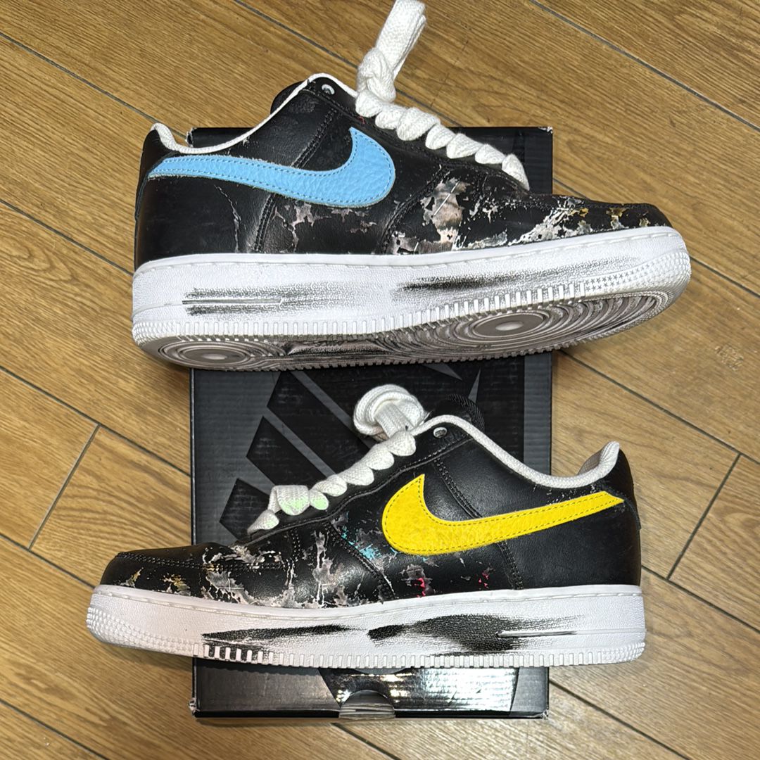 PEACEMINUSONE × Nike Air Force 1 Low '07 Para-Noise 3.0 "Black and Multi-Color" / G-DRAGON