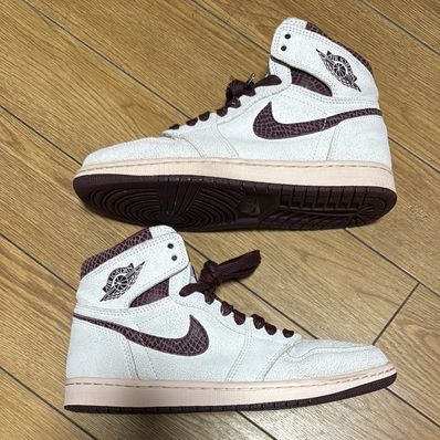 A Ma Maniere × Nike Air Jordan 1 Retro High OG "Sail and Burgundy"