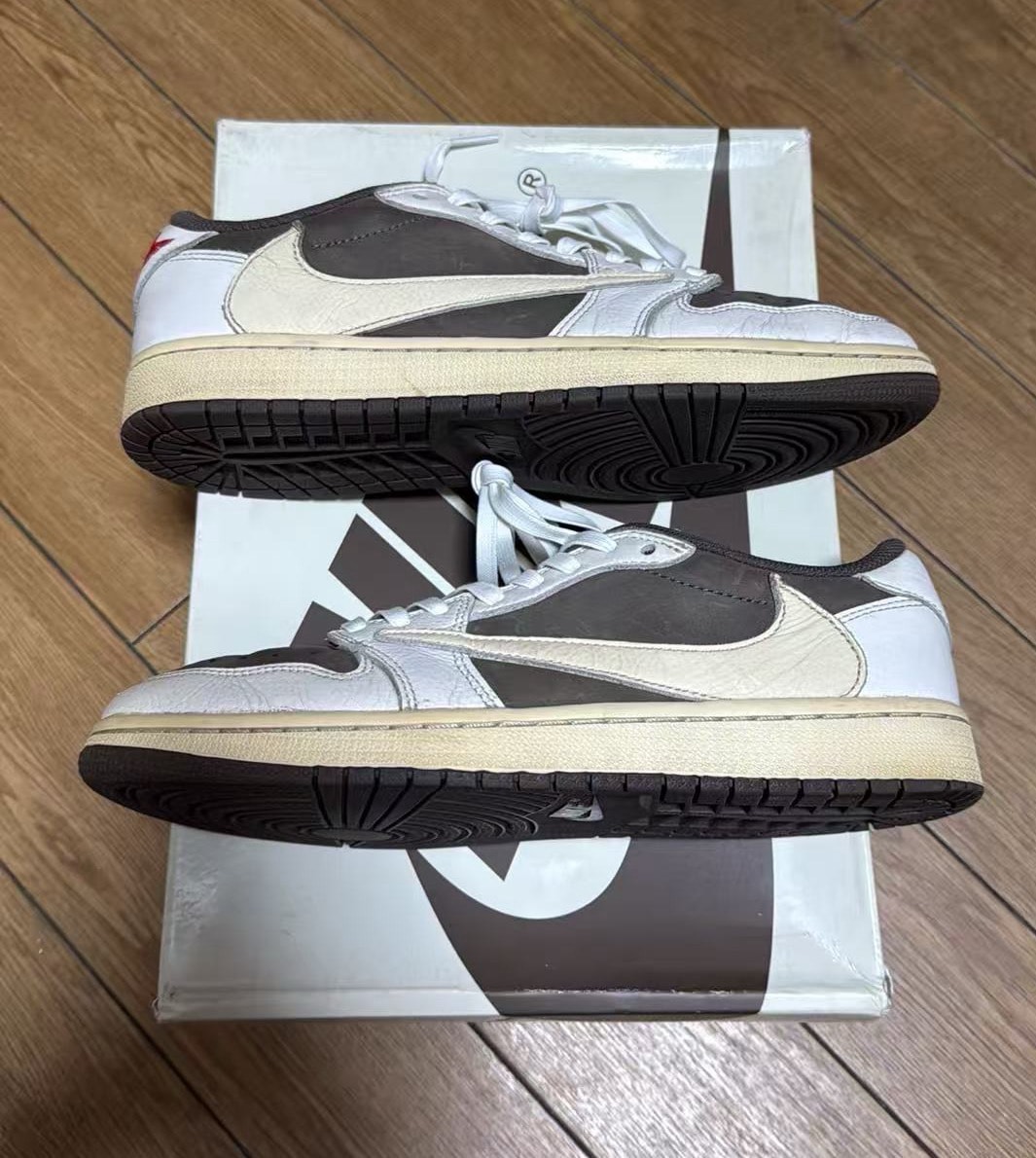 Travis Scott × Nike Air Jordan 1 Low OG SP "Reverse Mocha/Sail and Ridgerock"