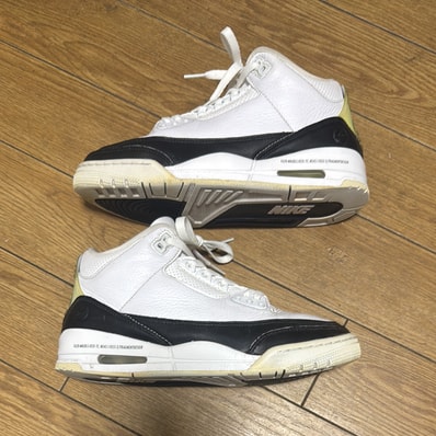 Fragment × Nike Air Jordan 3 "White/Black"