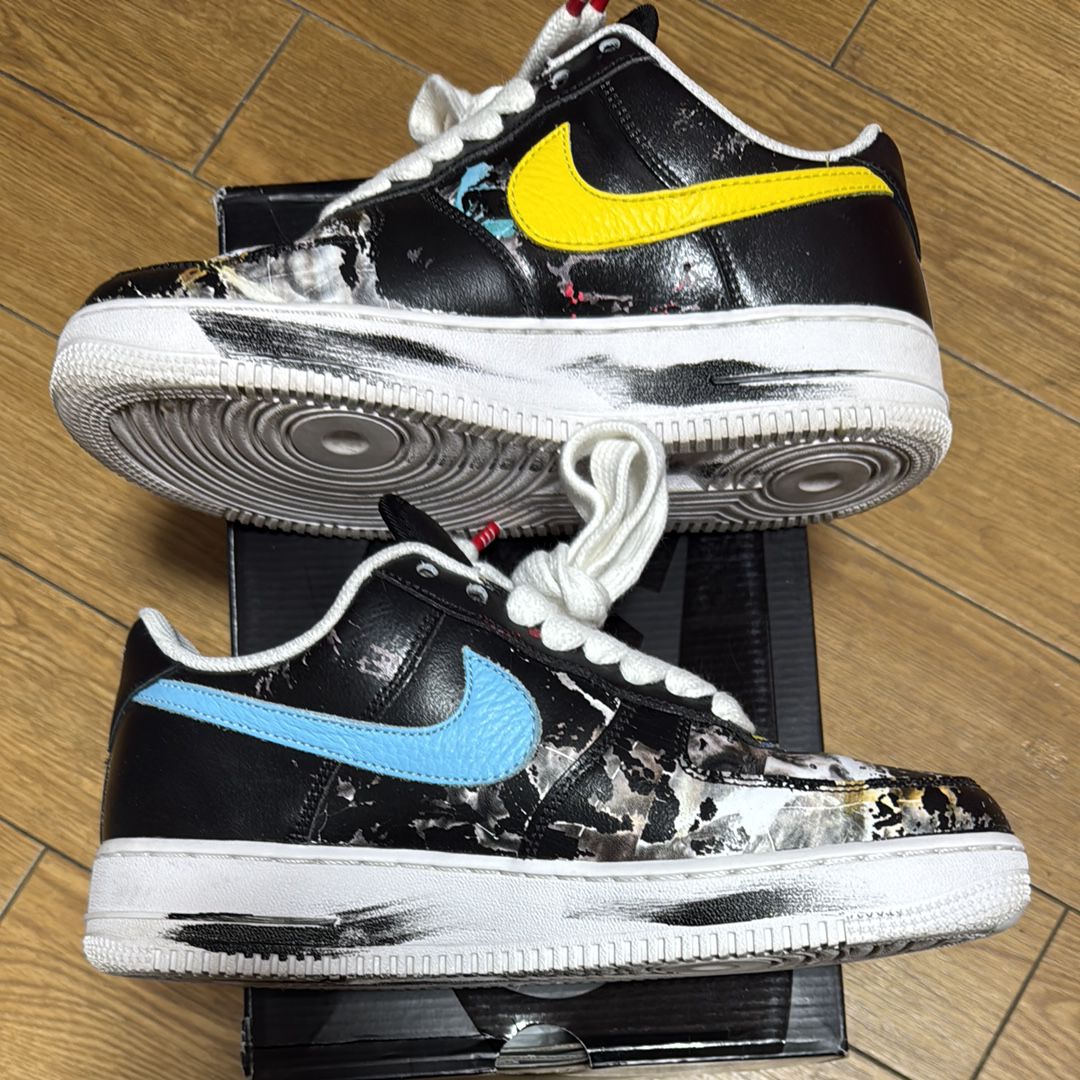 PEACEMINUSONE × Nike Air Force 1 Low '07 Para-Noise 3.0 "Black and Multi-Color" / G-DRAGON