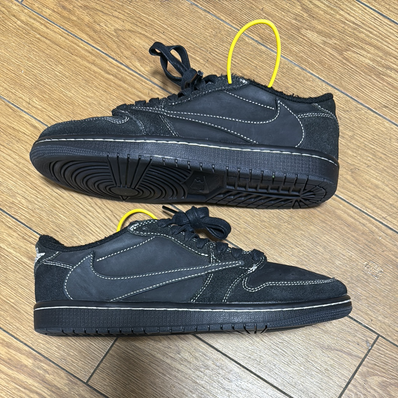 Travis Scott × Nike Air Jordan 1 Low OG SP "Black Phantom"