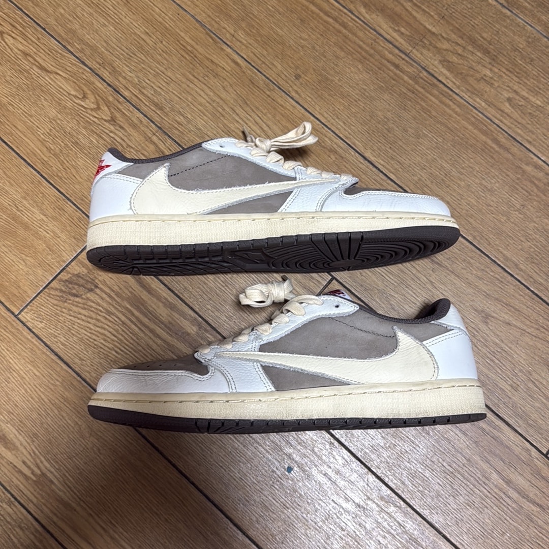 Travis Scott × Nike Air Jordan 1 Low OG SP "Reverse Mocha/Sail and Ridgerock"
