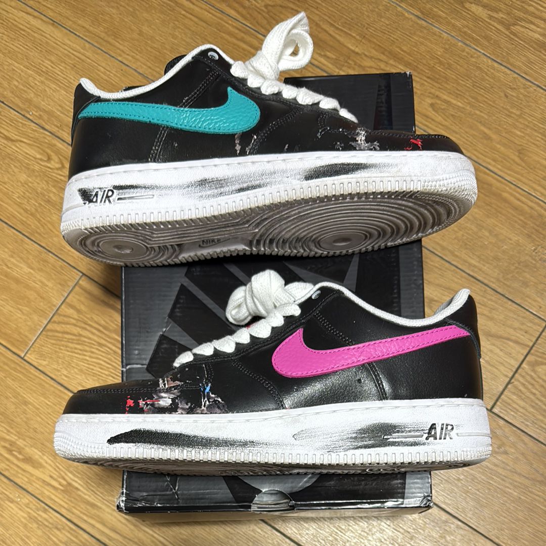 PEACEMINUSONE × Nike Air Force 1 Low '07 Para-Noise 3.0 "Black and Multi-Color" / G-DRAGON