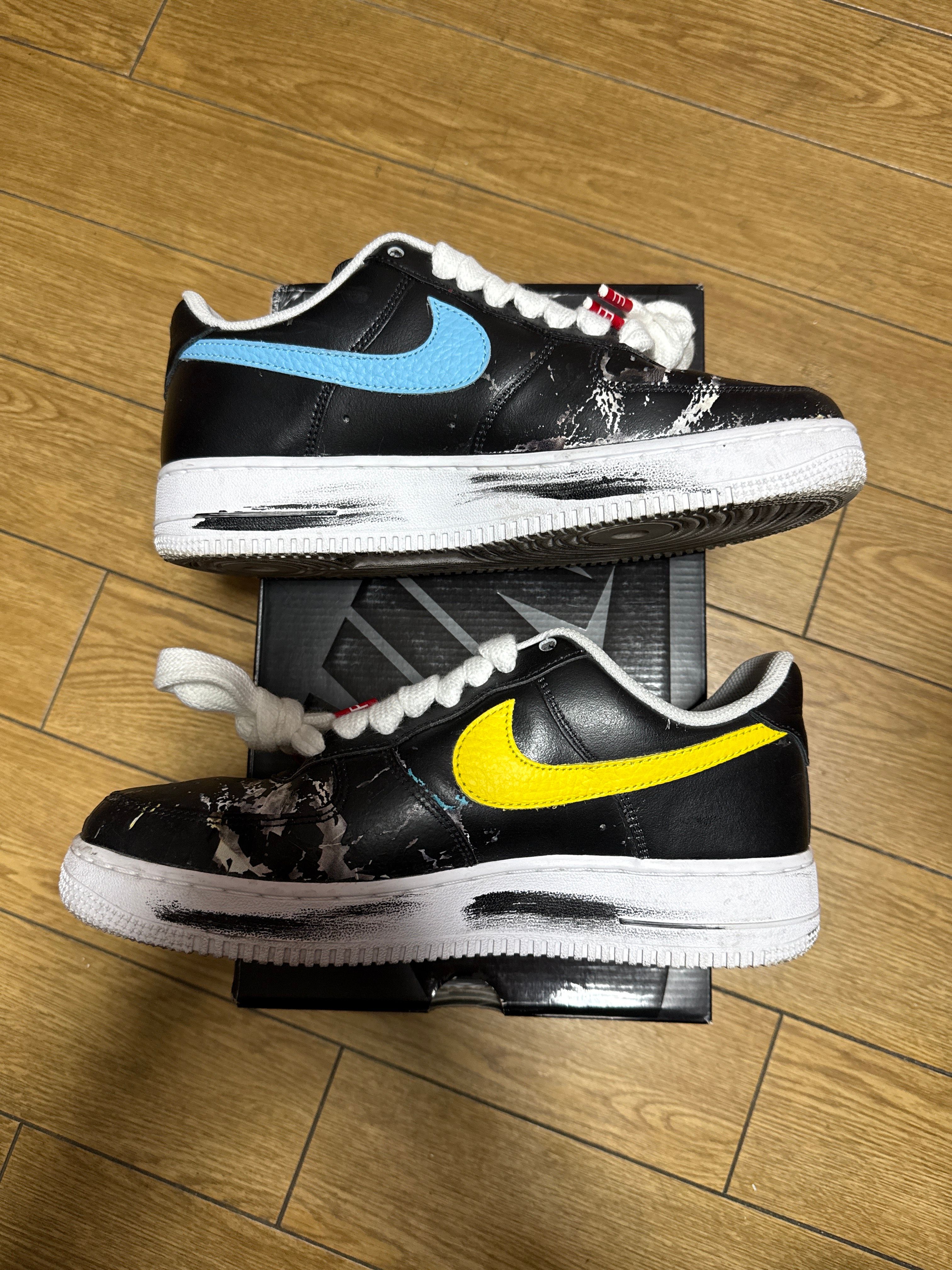 PEACEMINUSONE × Nike Air Force 1 Low '07 Para-Noise 3.0 "Black and Multi-Color" / G-DRAGON