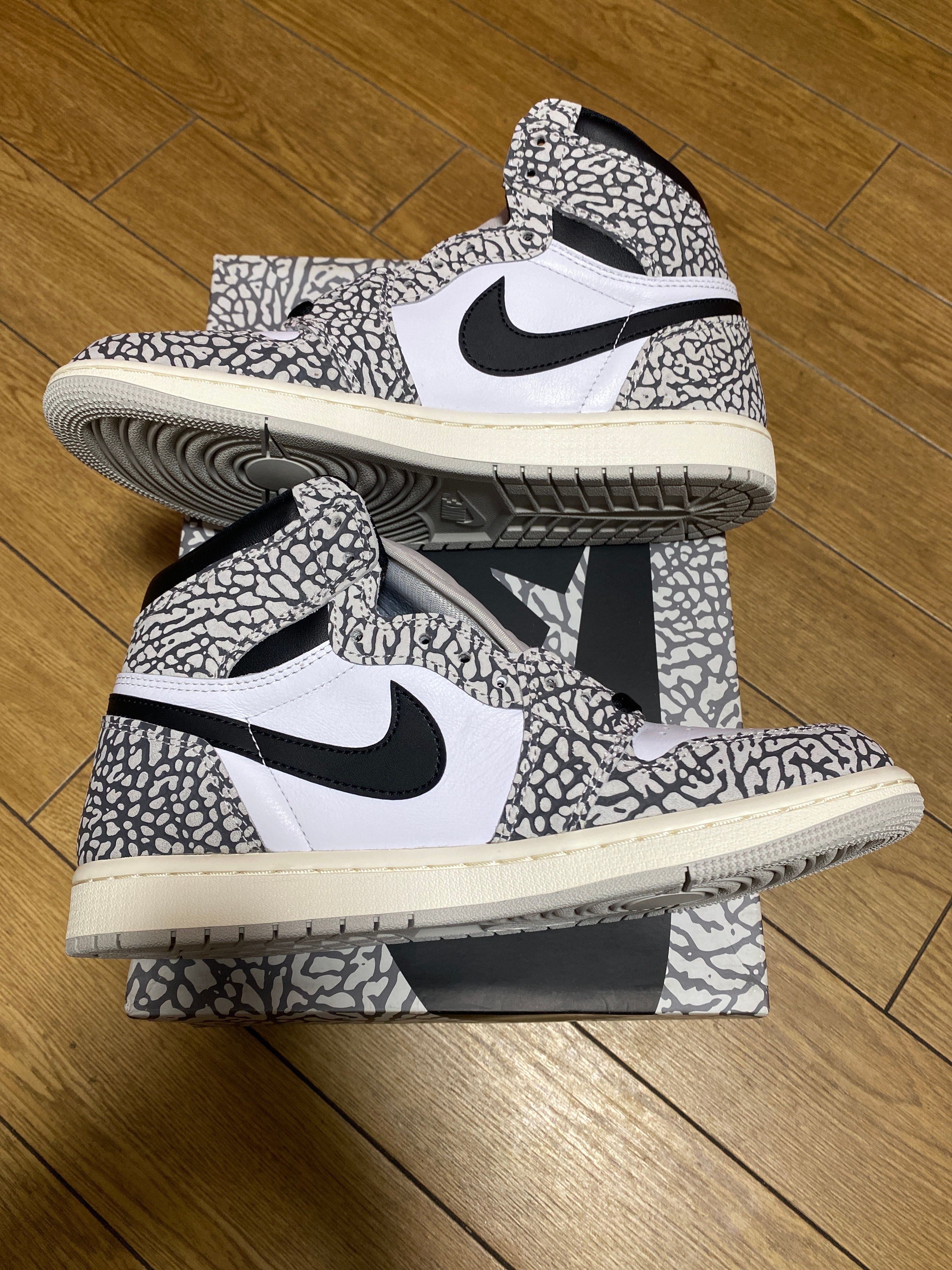 Nike Air Jordan 1 High OG "White Cement/Safari"