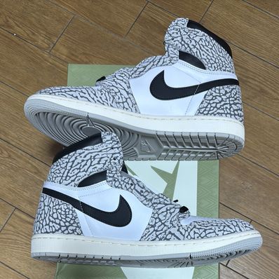 Nike Air Jordan 1 High OG "White Cement/Safari"